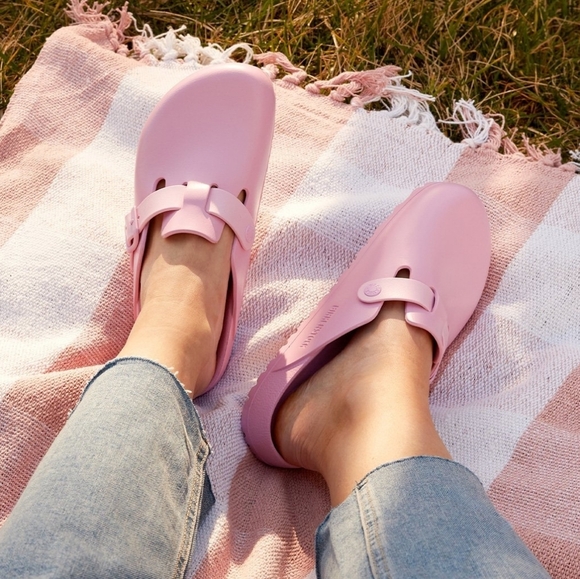 Birkenstock Shoes - Birkenstock Boston Eva Pink Clogs